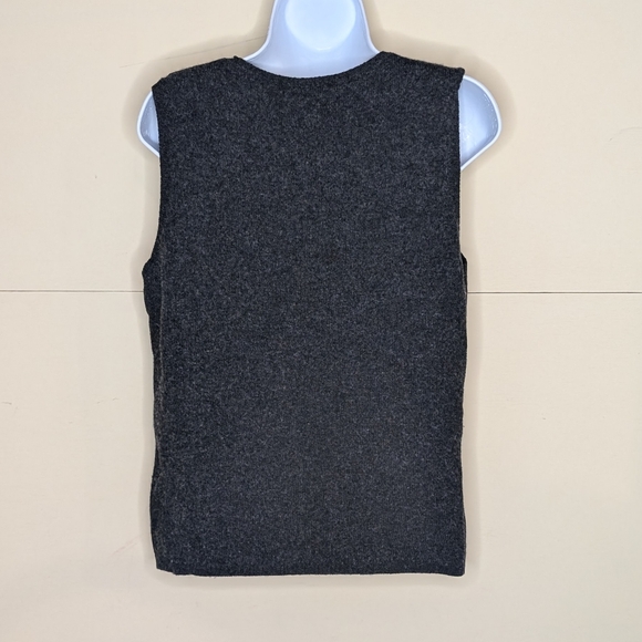 Talbots Petites Knit Argylle Sweater Vest Colorful - Picture 3 of 8